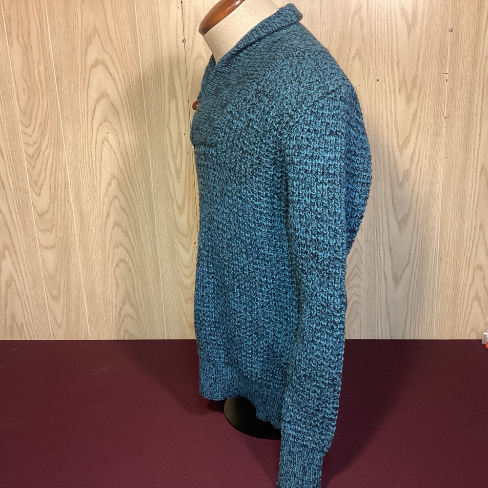 Vintage 1980’s Mens Woolrich shawl collar wool sweater size medium - Picture 6 of 8